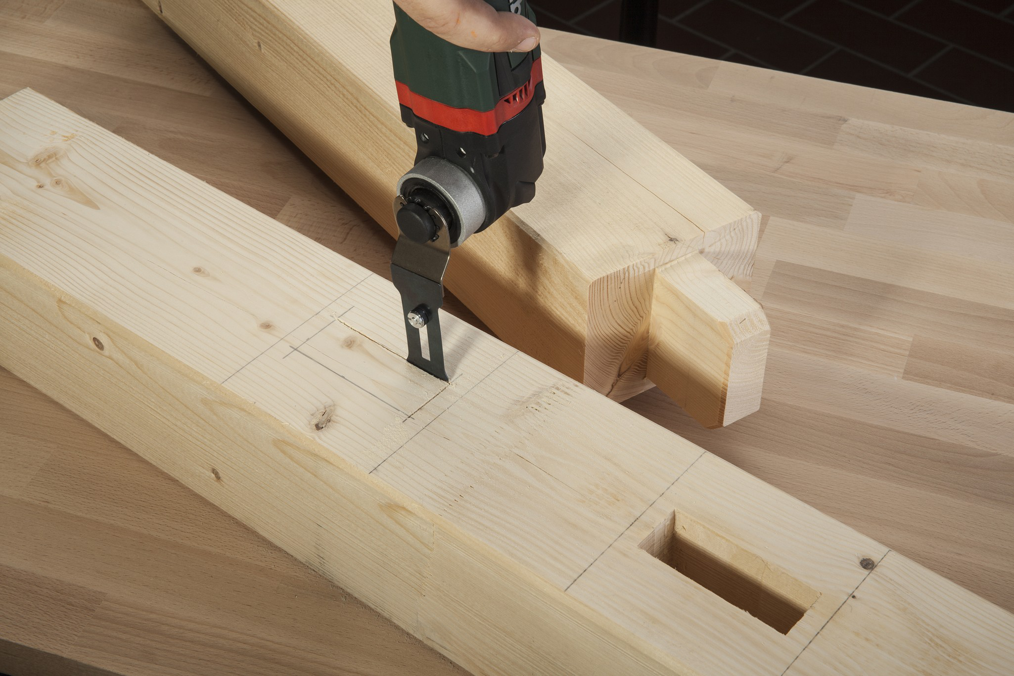 HCS Pushcut Saw Blade With Depth Stop “PRO”, universal receptacle, wood - Image 2