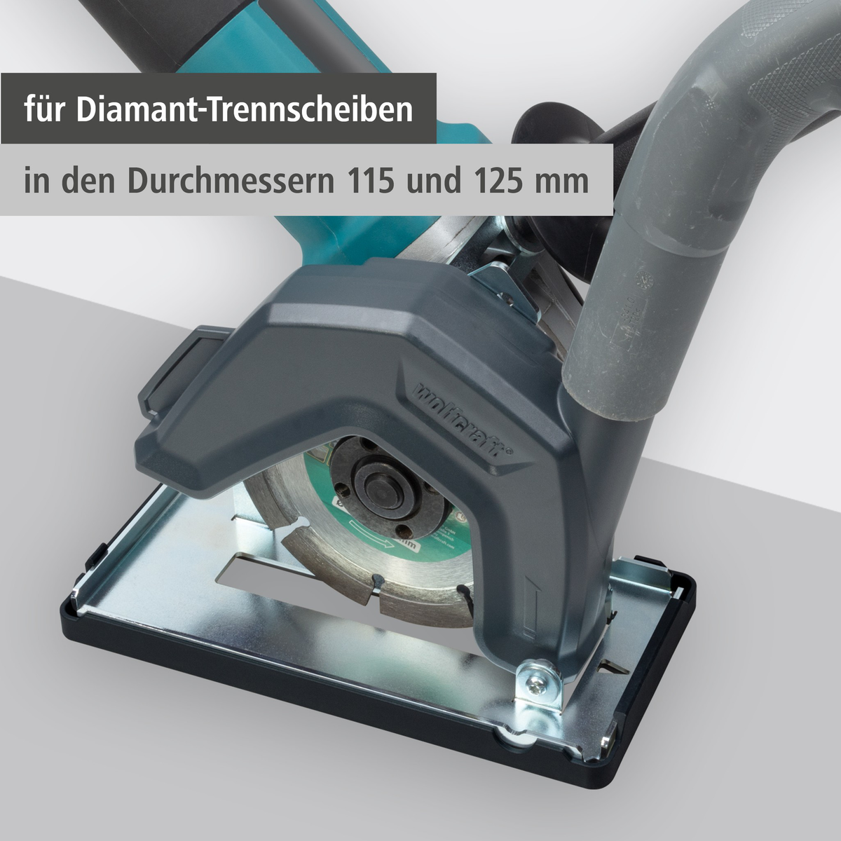 Extraction Hood With Guide Block for Angle Grinder