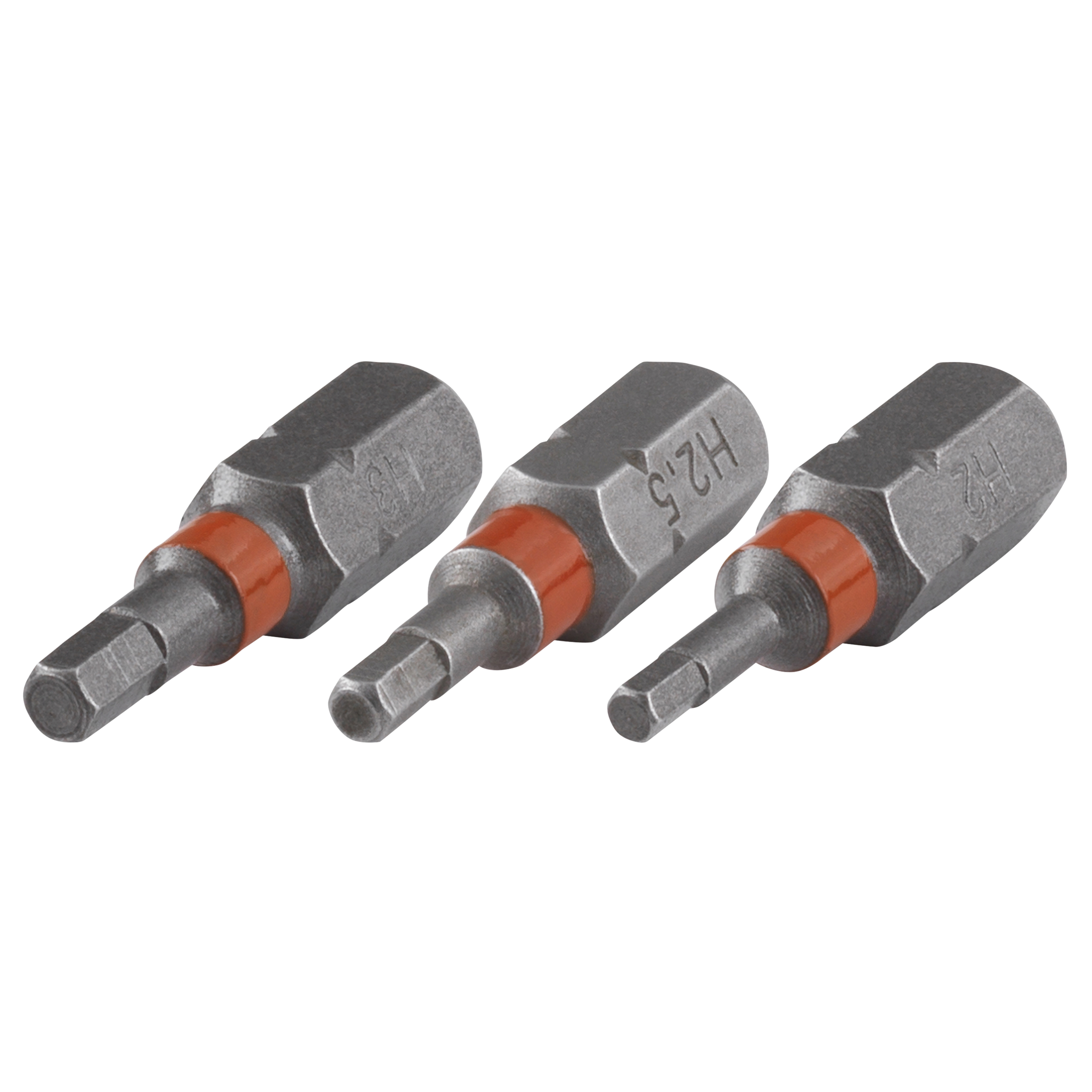 Solid Bit Set 3 Pcs. hexagonal