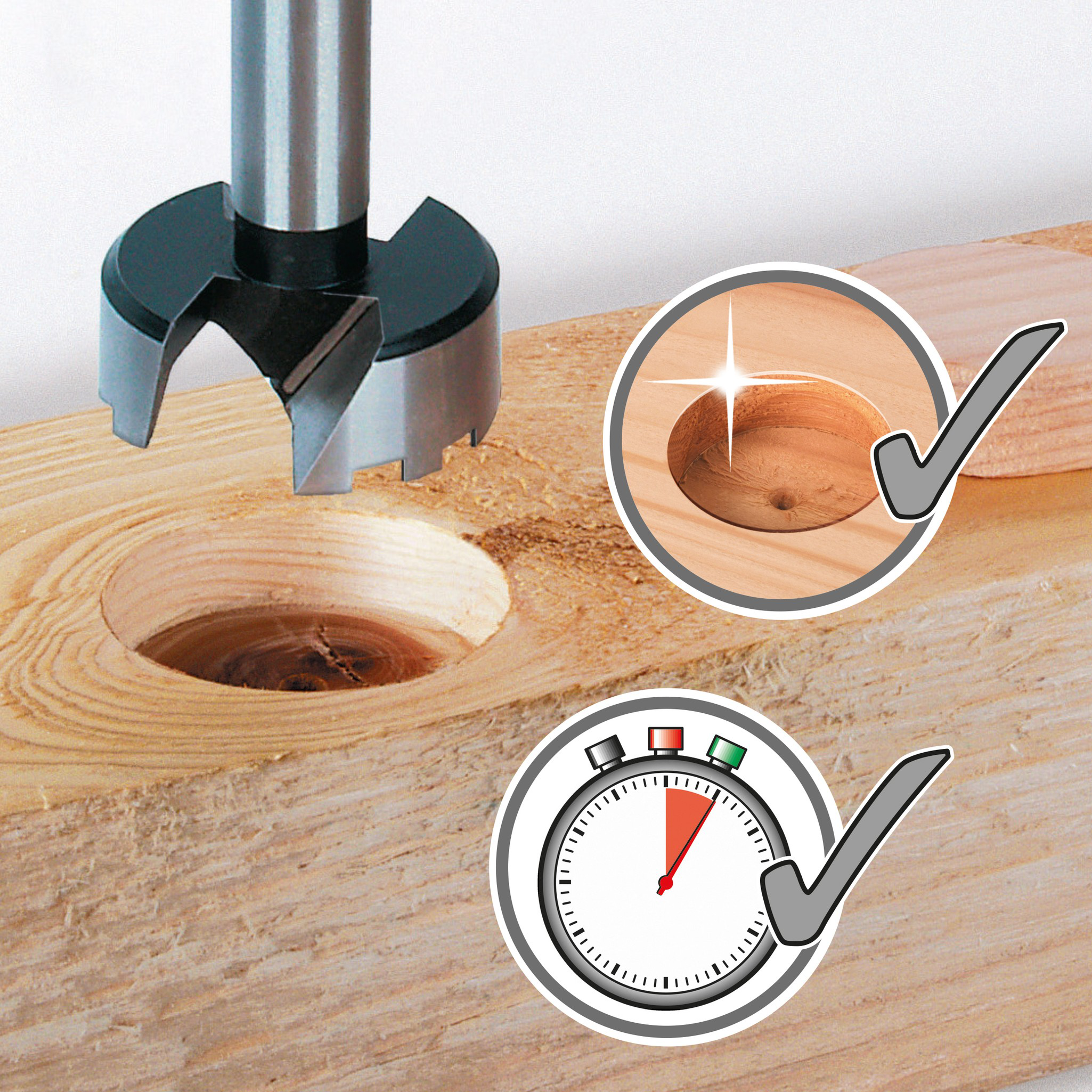 Forstner Drill Bit Set, 5 Pcs. - Image 4