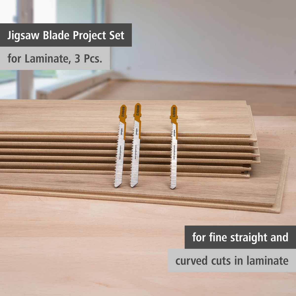 Jigsaw Blade Project Set for Laminate, 3 Pcs. (en)