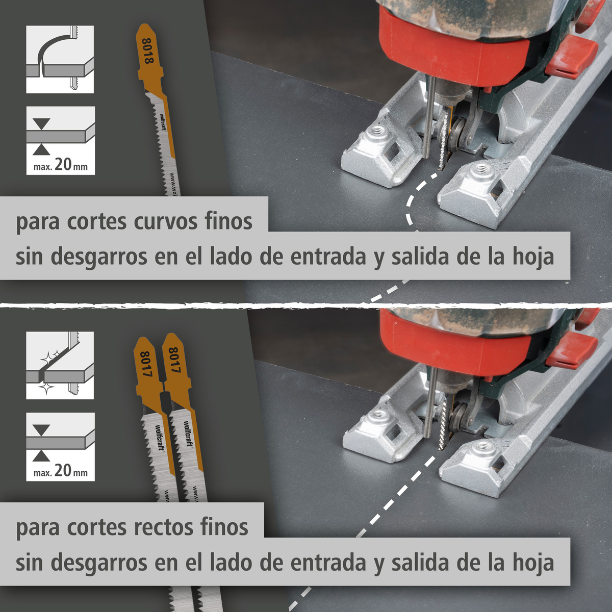 Jigsaw Blade Project Set for Making Furniture, 3 Pcs. (es)