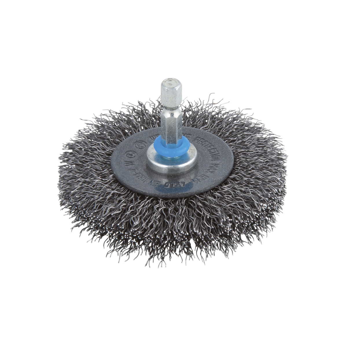 Steel Wire Wheel Brush, Ø 75 mm, Hexagon Shank