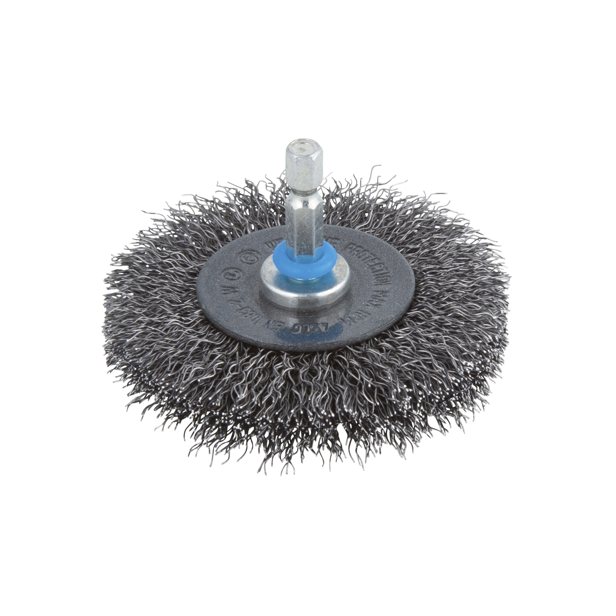Steel Wire Wheel Brush, Ø 75 mm, Hexagon Shank