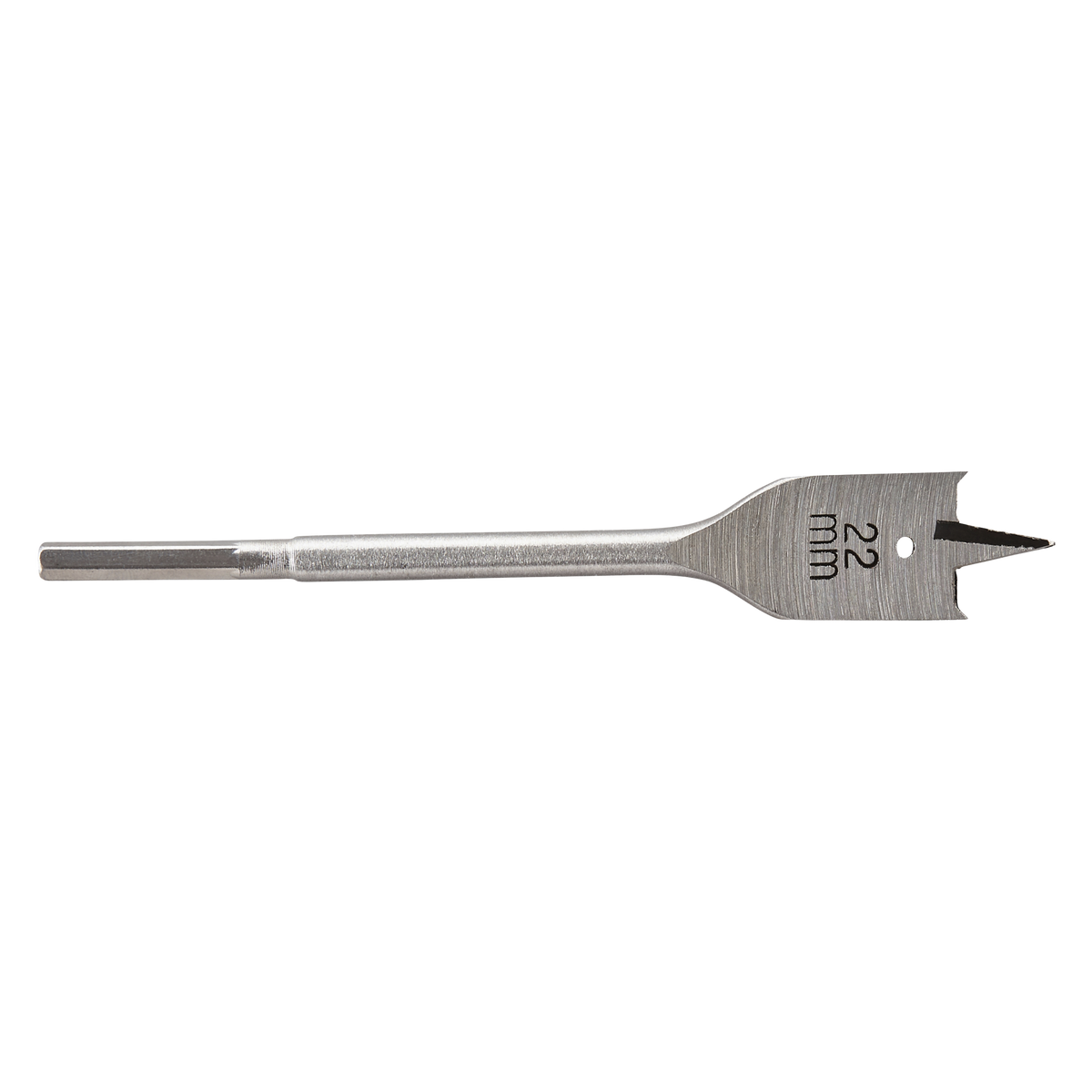 Flat Milling Drill Bit, Hexagon Shank, Ø 22 mm