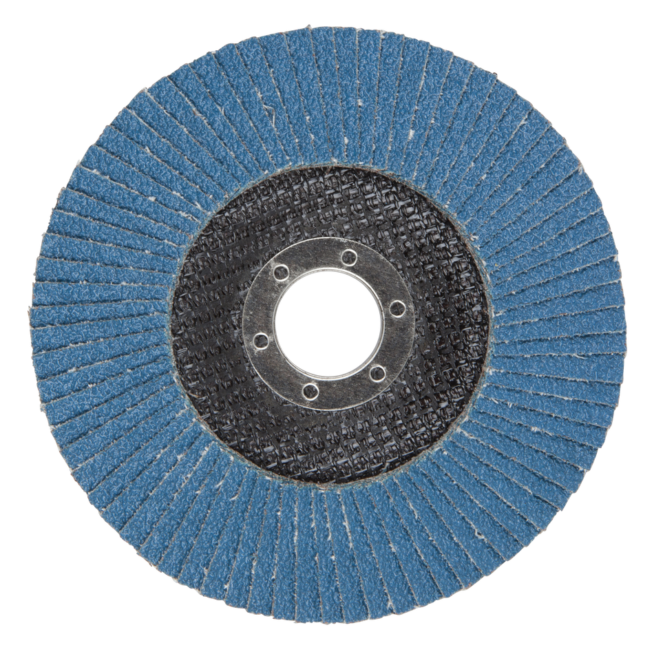 Lamellar Flap Disc for metal, zircon corundum, Ø 125 mm, grain 60