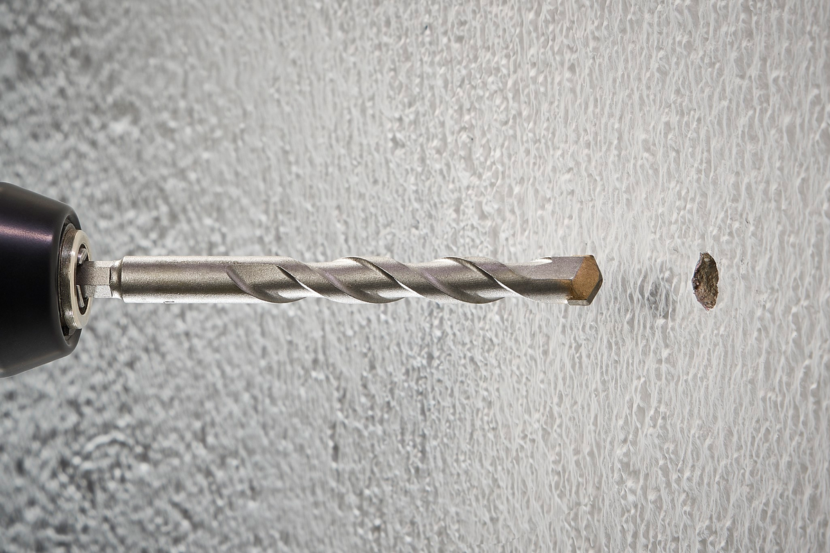 Rock Drill Bit, Tungsten Carbide Tipped, Hexagon Shank