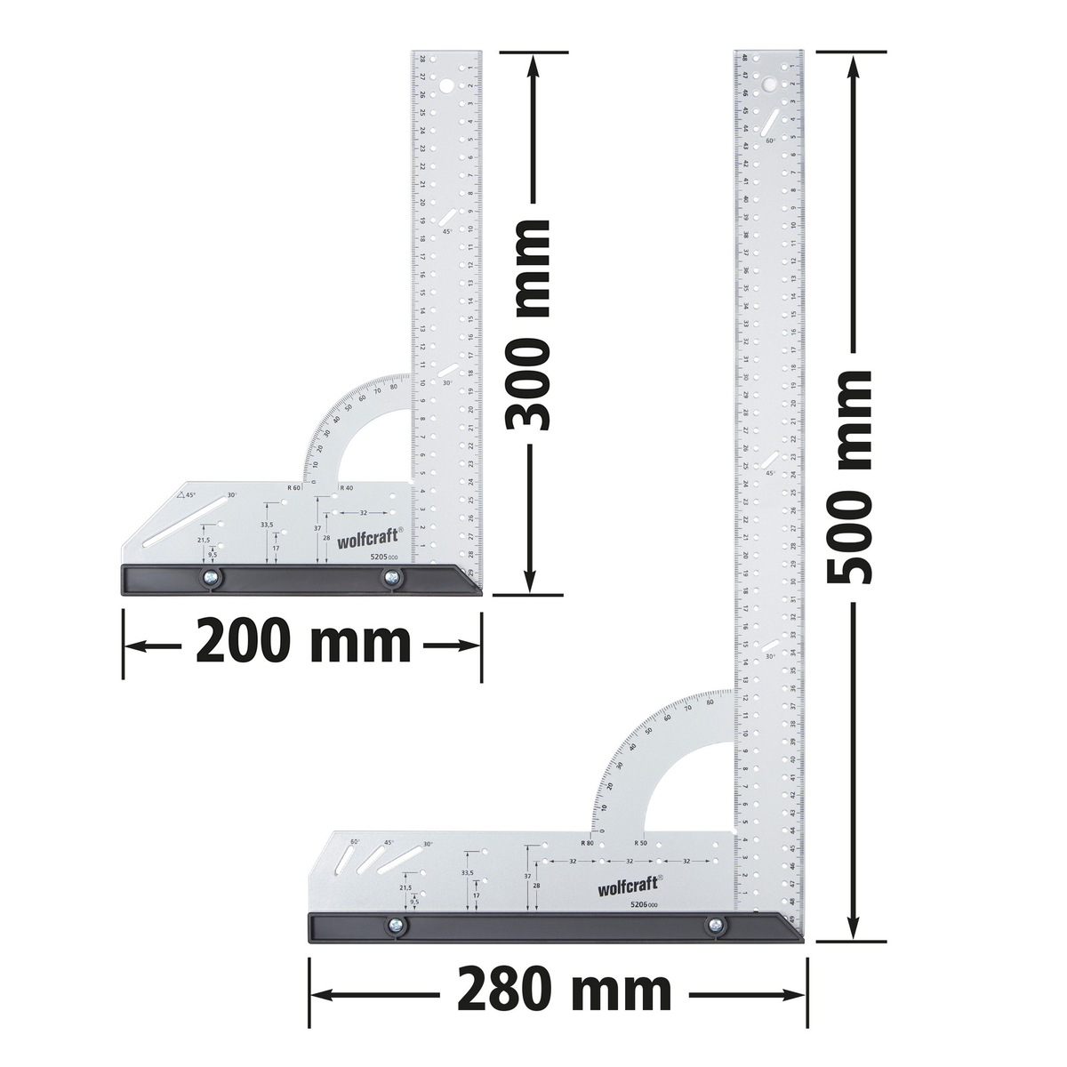 Universal Angle & Try Square Set