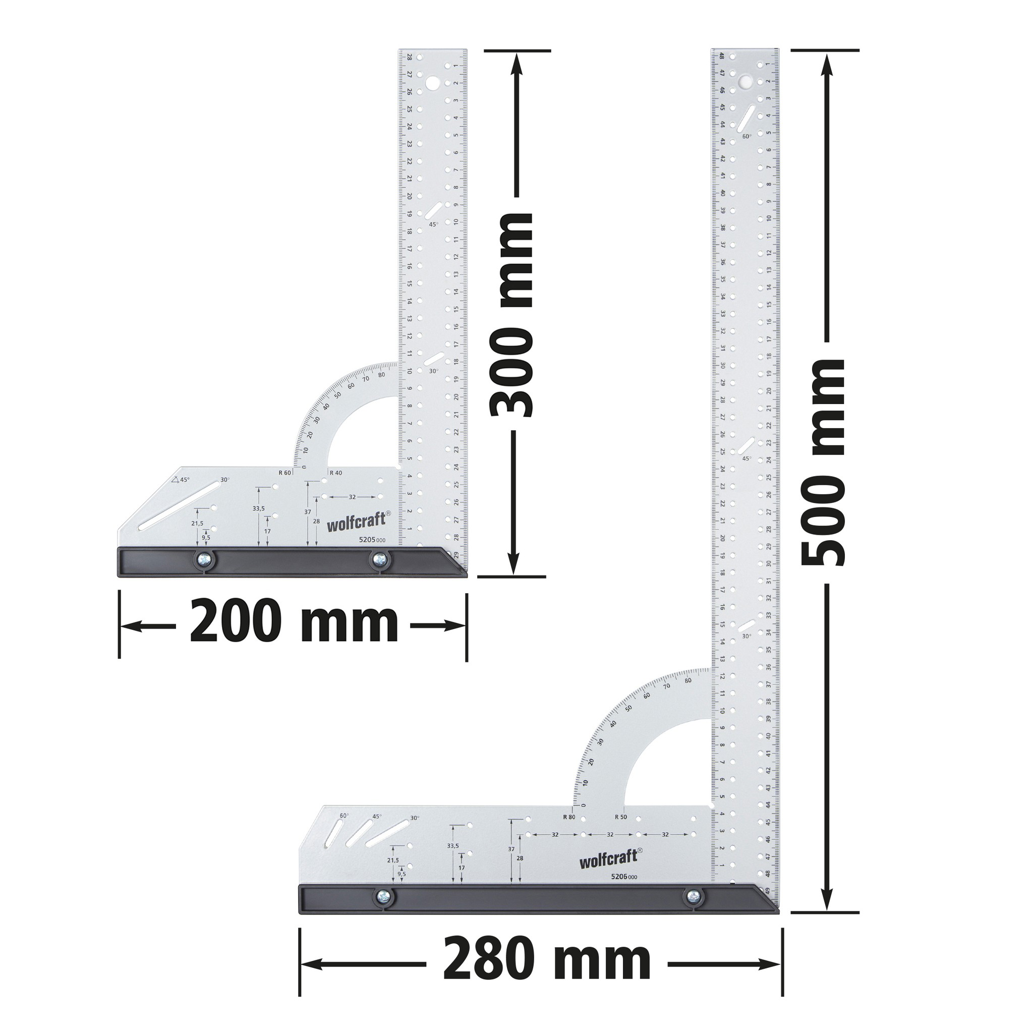Universal Angle & Try Square Set