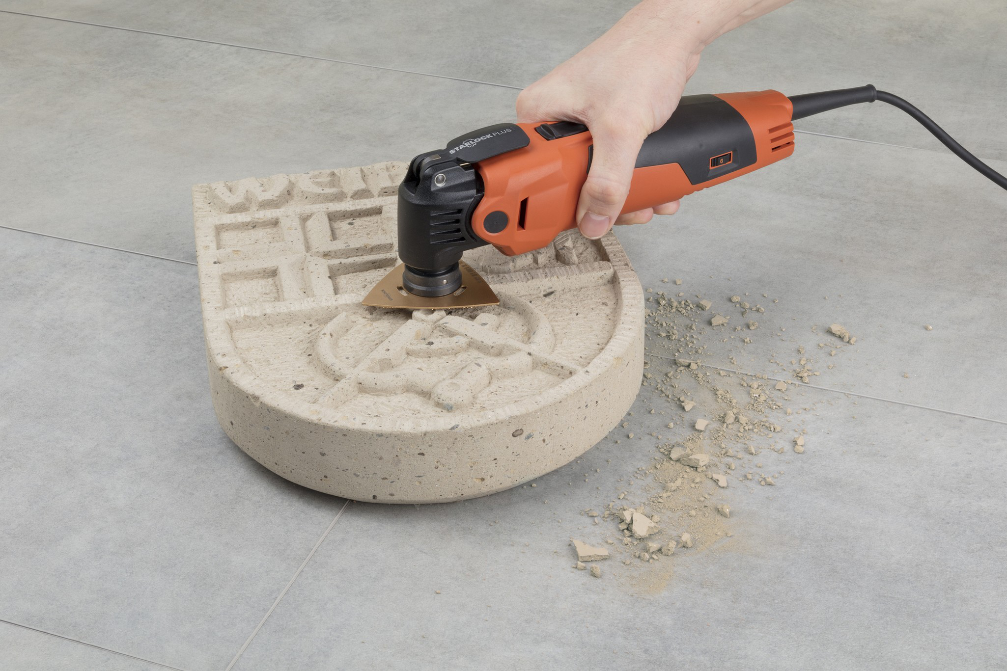 Tungsten Carbide Coated Sanding Plate “Expert”, STARLOCK receptacle, wood, mortar, tile adhesive - Image 3