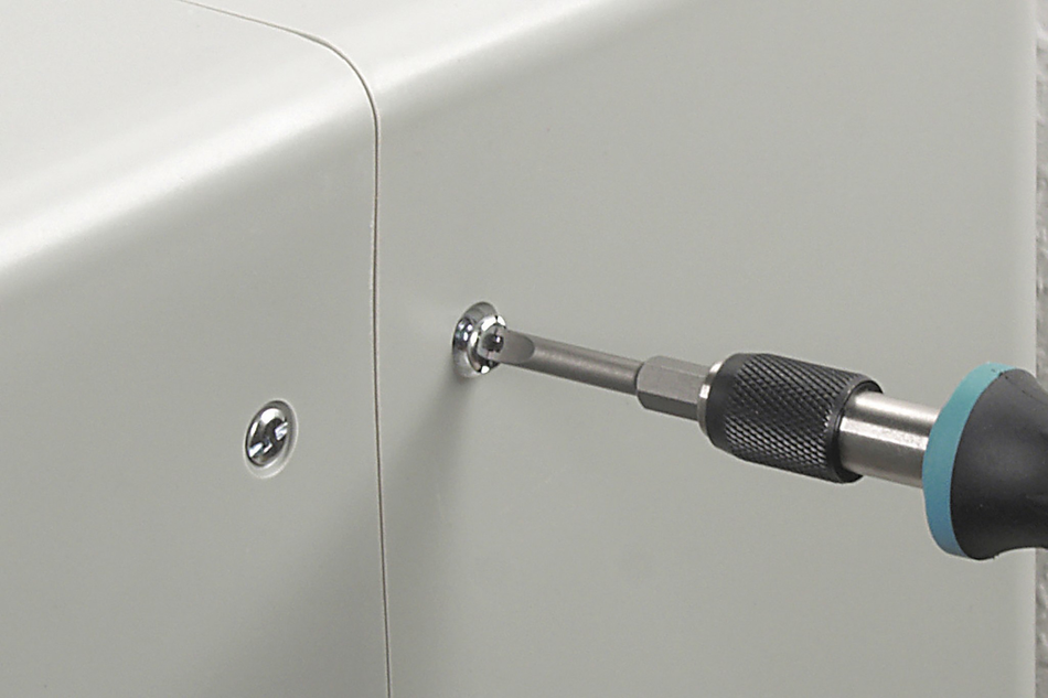 Solid safety screwdriver blade set, 3 pcs.