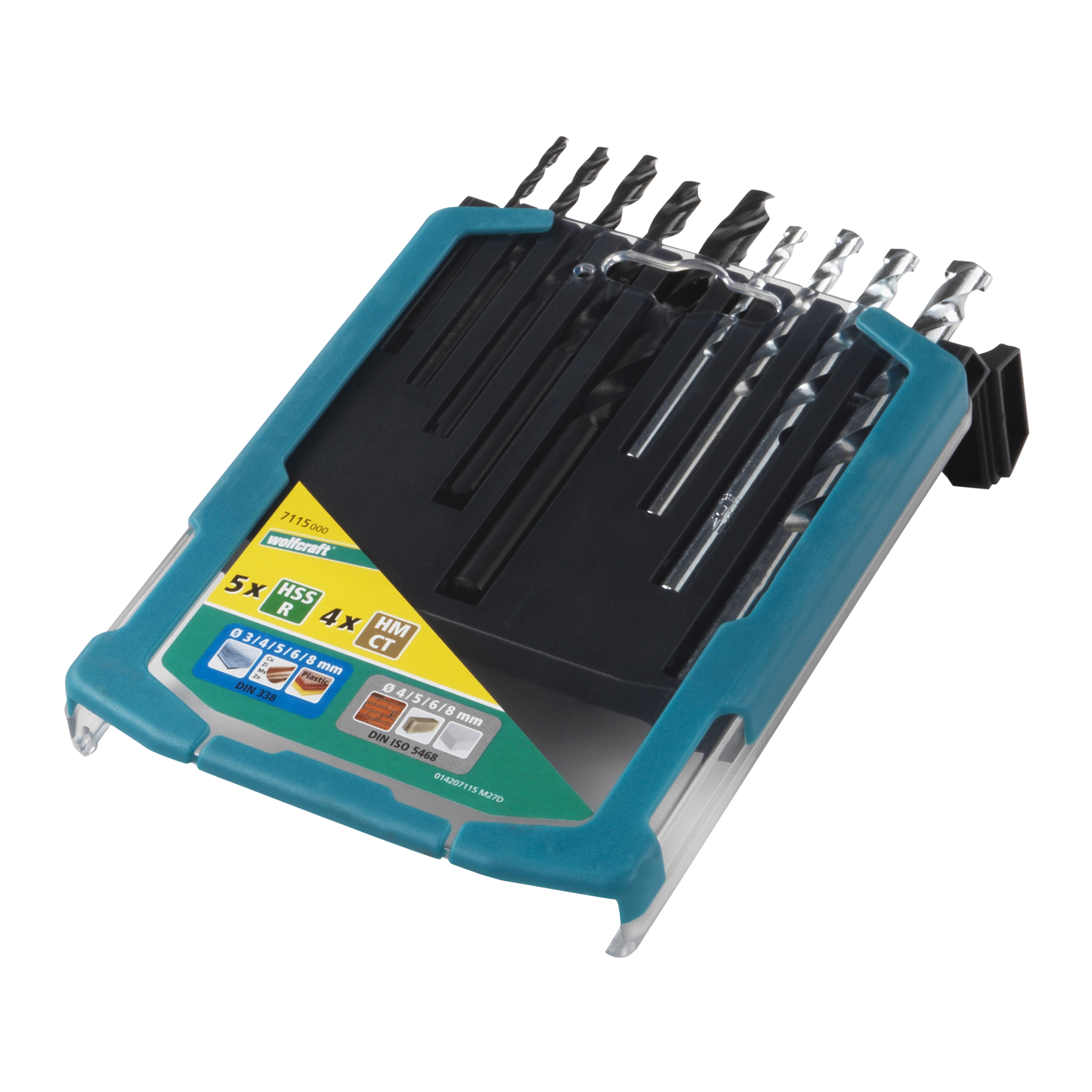 Drill Bit Set “Metal & Stone”, 9 Pcs. - Image 1