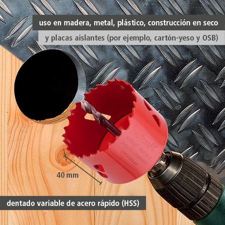Bi-Metal Hole Saw (es)