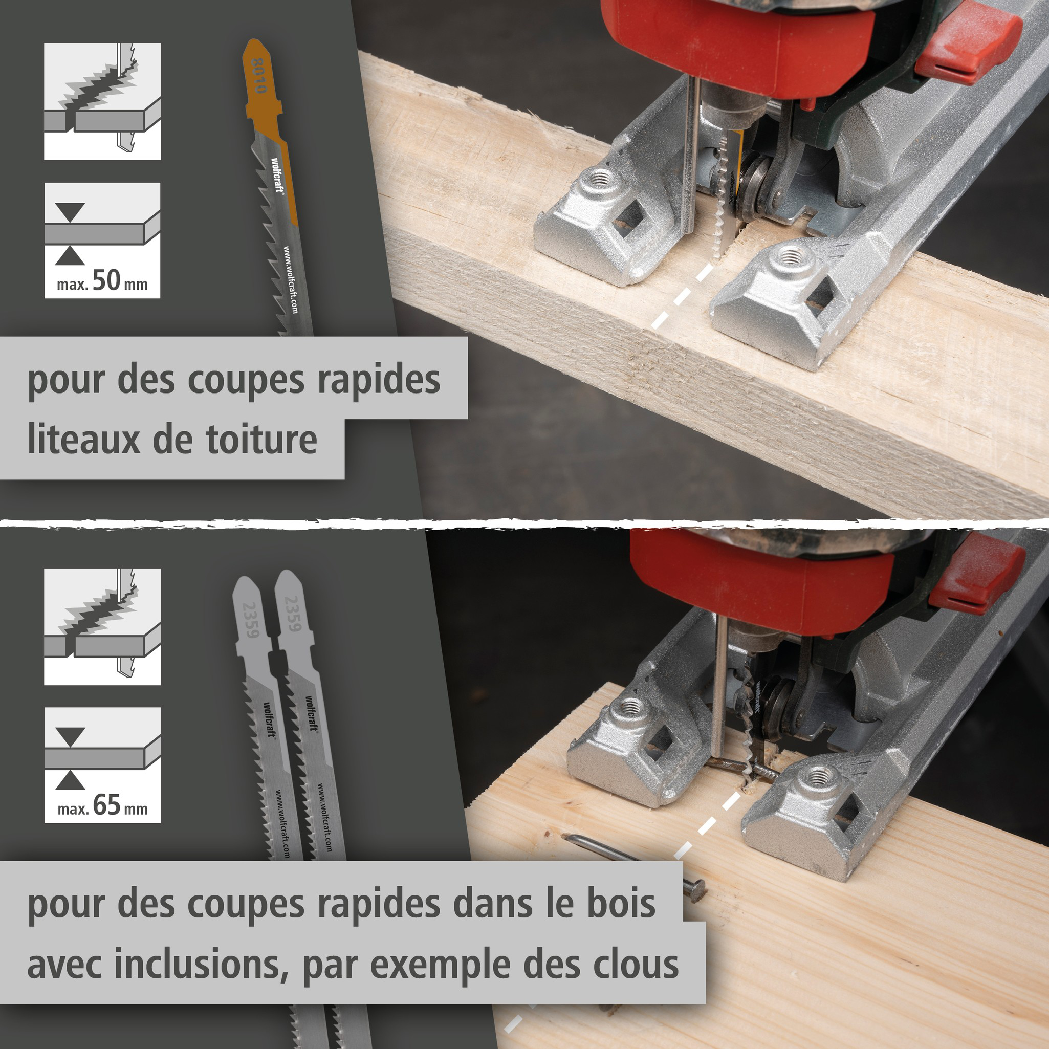Jigsaw Blade Project Set for Demolition Work, 3 Pcs. (fr)