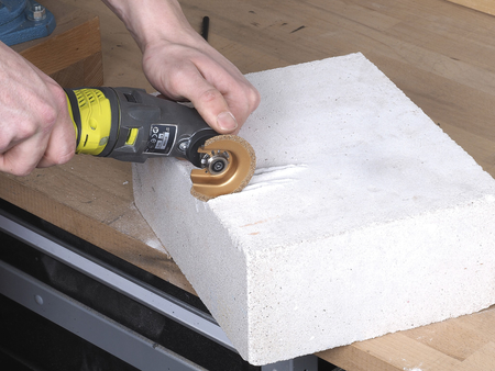 Tungsten Carbide Coated Radial Saw Blade “PRO”, universal receptacle, cement joints, mortar residue, Ø 85 mm