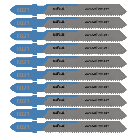 10 Jigsaw Blades, Sheet Steel, Fine Cuts