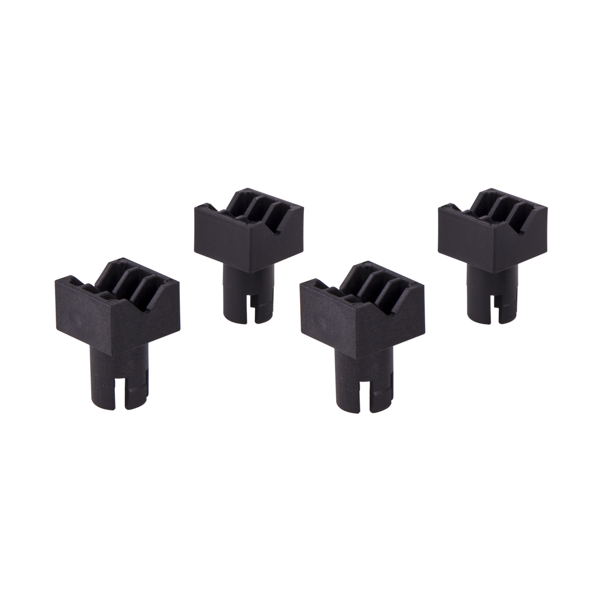 4 clamping jaws for securing workpieces horizontally