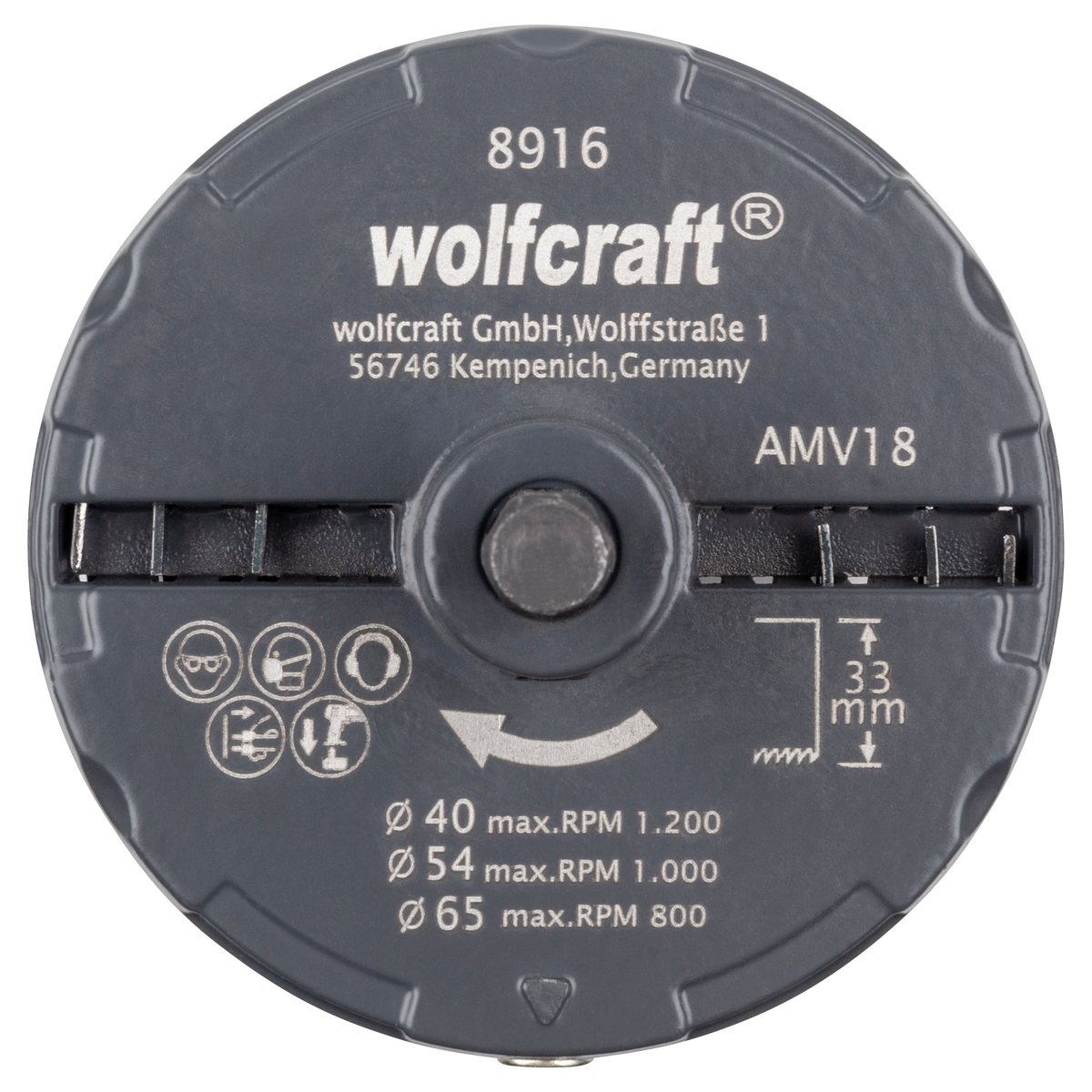 Hole Saw for Ceiling Lights, Ø 40-65 mm