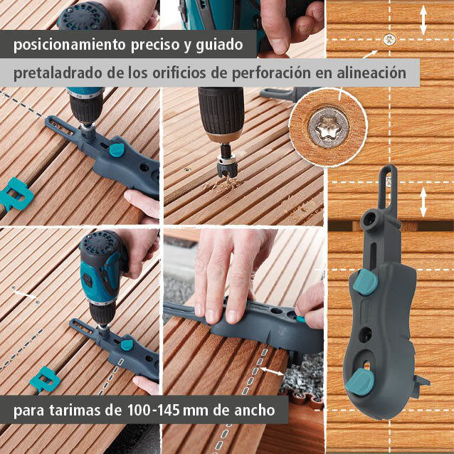 Deck Flooring Drilling Set, 3 pcs. (es)