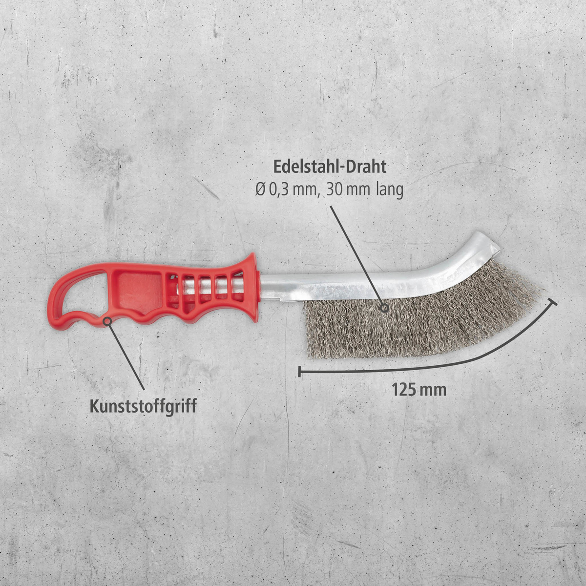 Stainless Steel Wire Hand Brush (de)