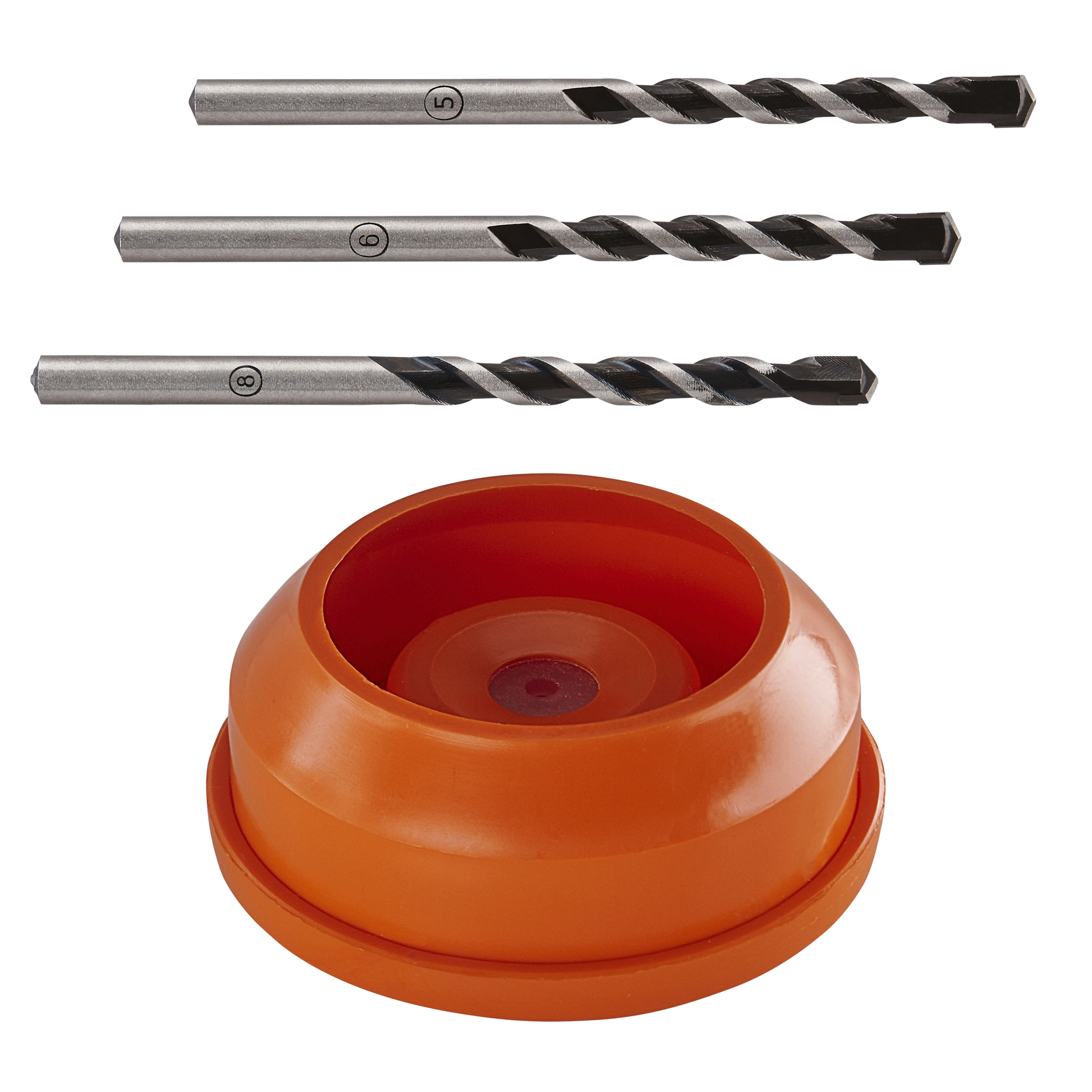 "Professional" Concrete Drill Bit Set, tungsten carbide tipped, 4 pcs.