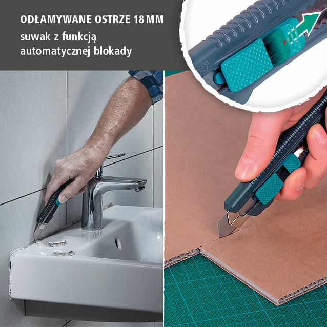 Standard Snap-Off Blade Knife 18 mm (pl)