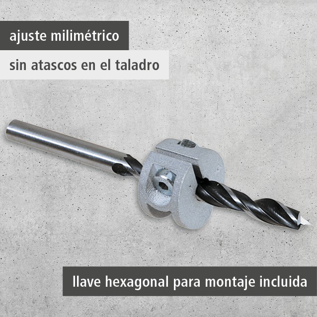 Universal Depth Stop Set, 3 Pcs. (es)