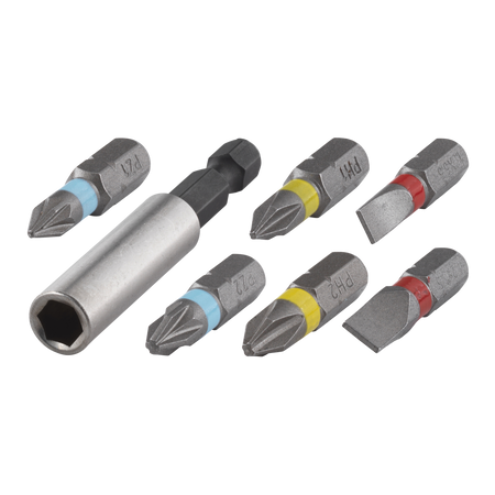 Bit Set Flat / Crosshead (PH/PZ), 7 Pcs. - Image 1