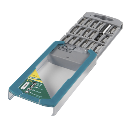 Bit Cassette Flat / Crosshead (PH/PZ) / TORX® (T), 17 Pcs.