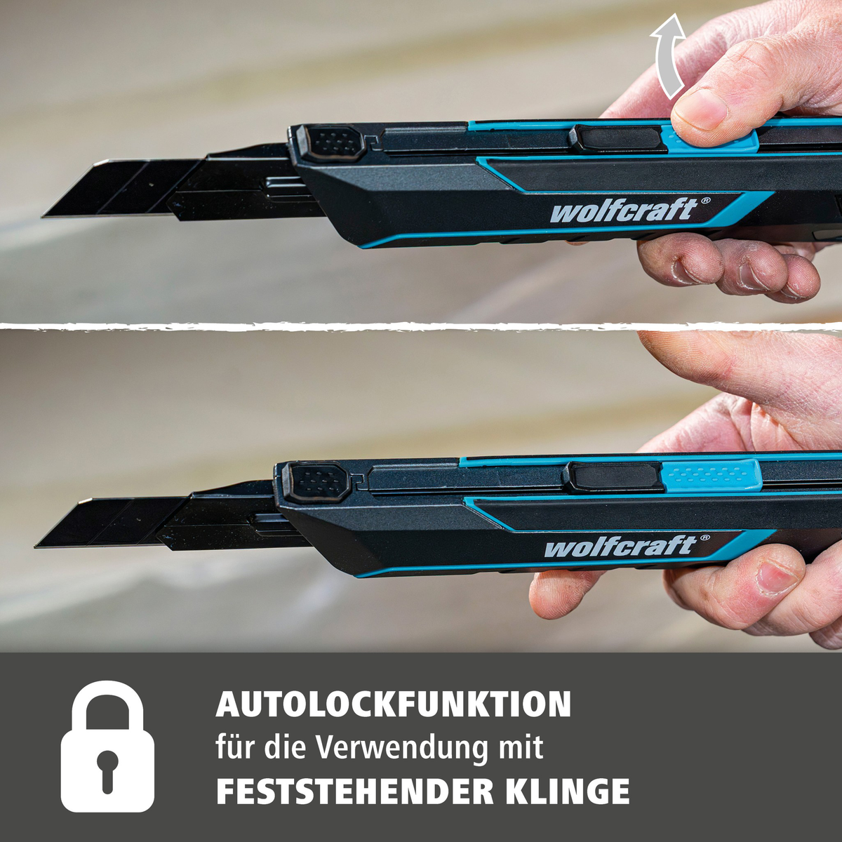 Snap-Off Blade Knife PRO SAFETY, 25 mm (de)