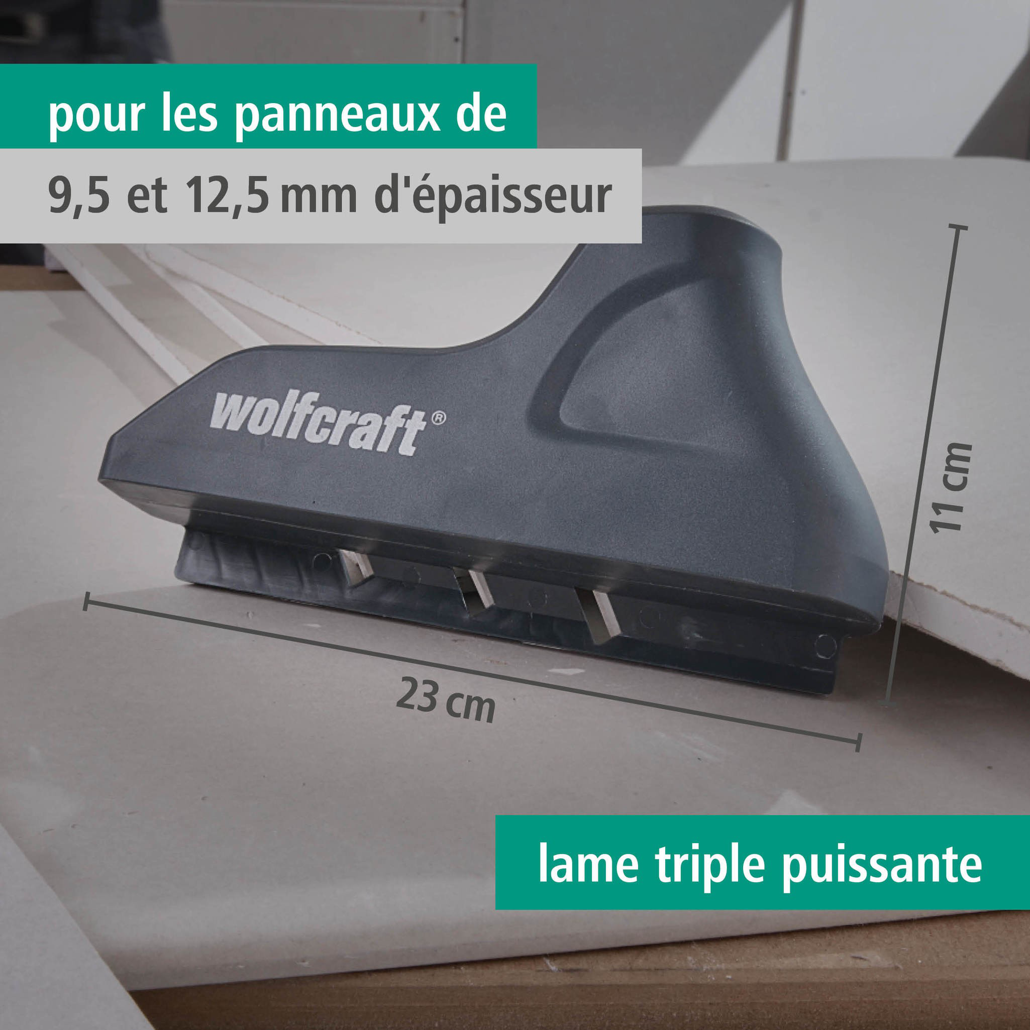 Triple-Blade Edge Planer