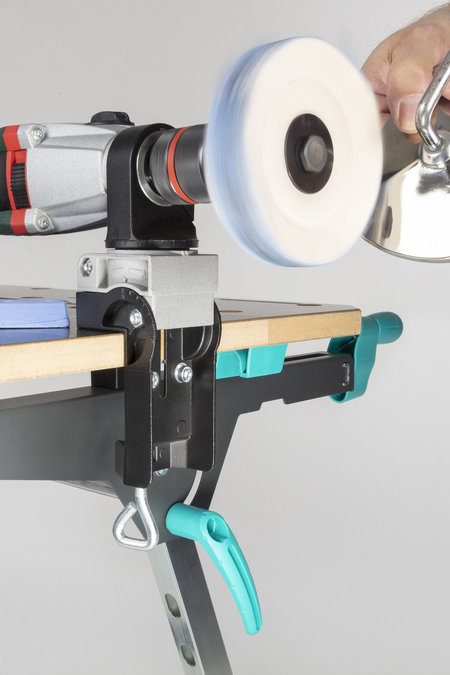 Universal Drill Clamp, Die-Cast Aluminium, Swivelling