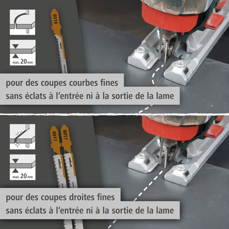 Jigsaw Blade Project Set for Making Furniture, 3 Pcs. (fr)