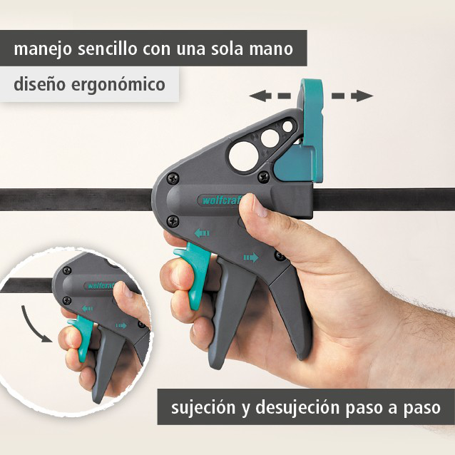 PRO 65-150-W Work Table Clamp (es)