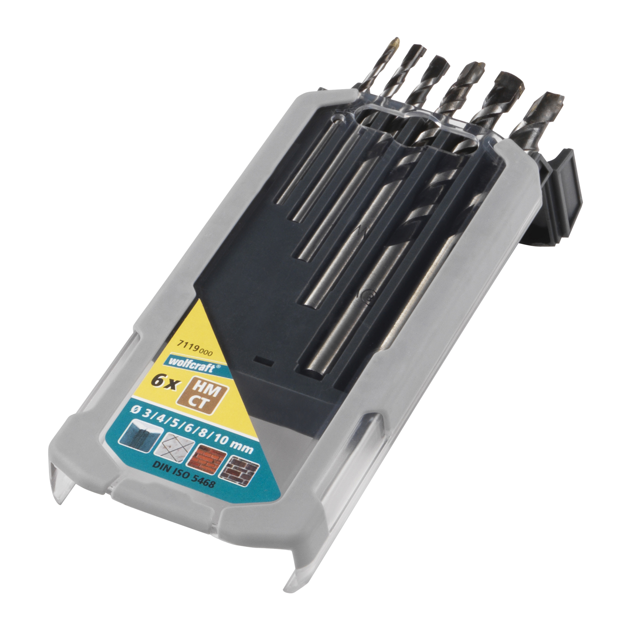 "Professional" Concrete Drill Bit Set, Tungsten Carbide Tipped - Image 1