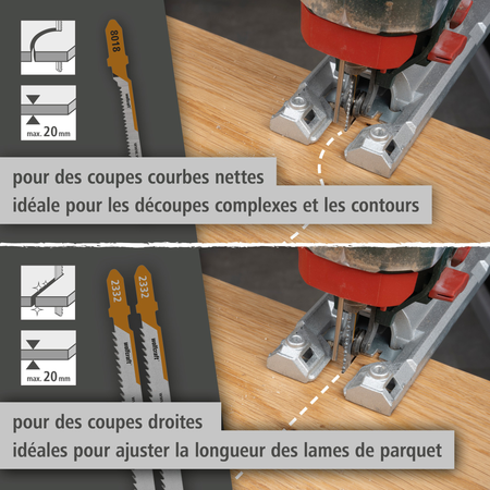 Jigsaw Blade Project Set for Parquet, 3 Pcs. (fr)