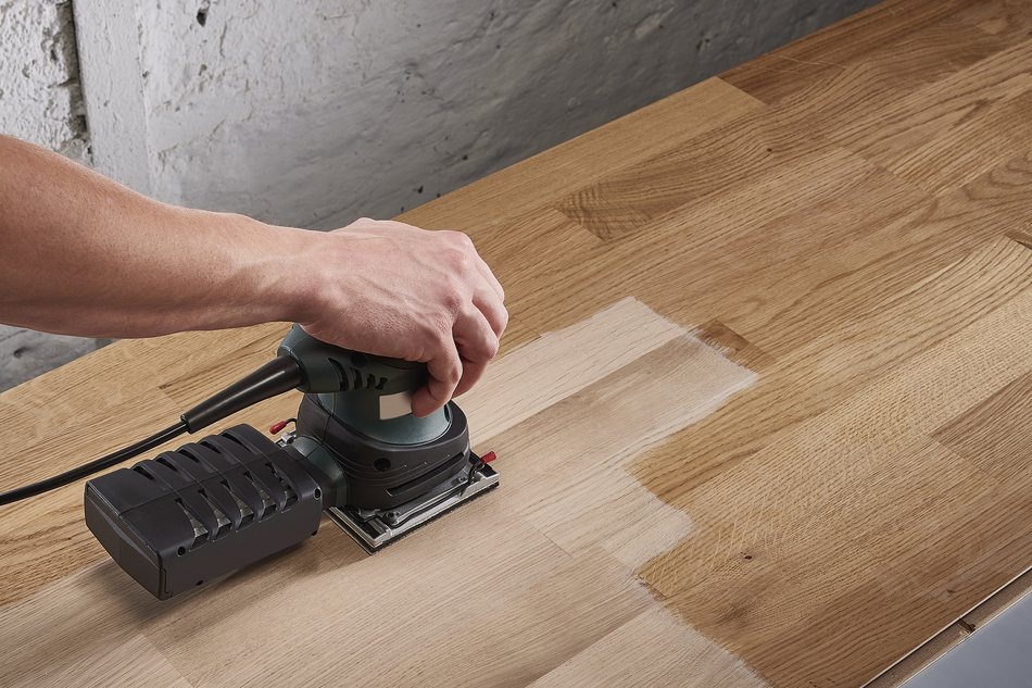 Easy-Fix Sanding Sheet Set for Wood/Metal, 100 x 115 mm, 10 Pcs.