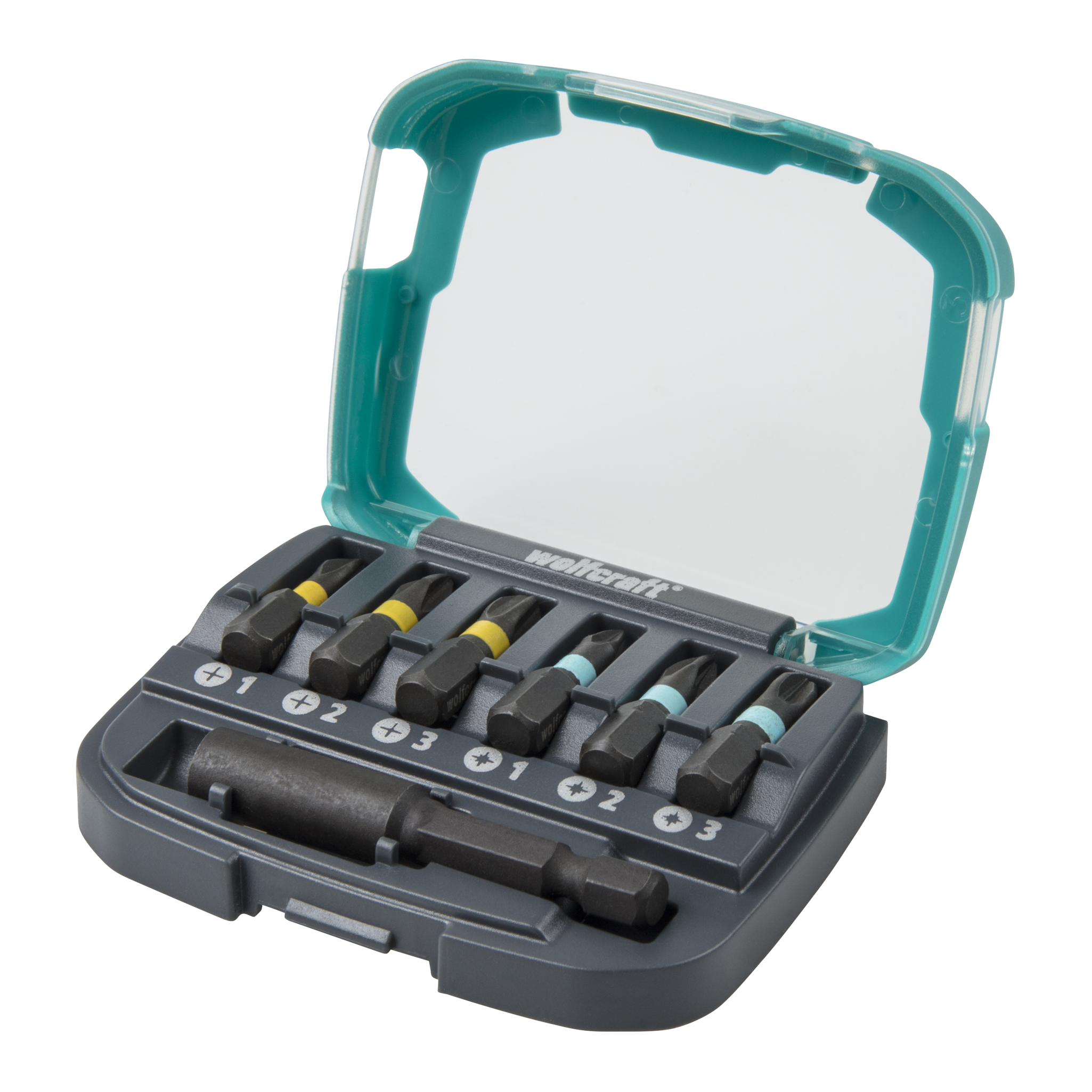 Impact Bit Box, Crosshead (PH/PZ 1–3), 7 Pcs. - Image 1