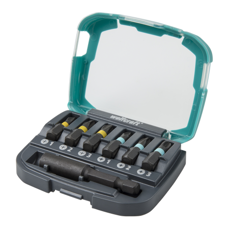 Impact Bit Box, Crosshead (PH/PZ 1–3), 7 Pcs. - Image 1