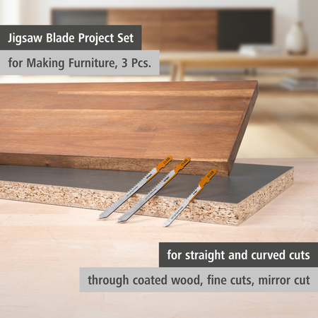 Jigsaw Blade Project Set for Making Furniture, 3 Pcs. (en)