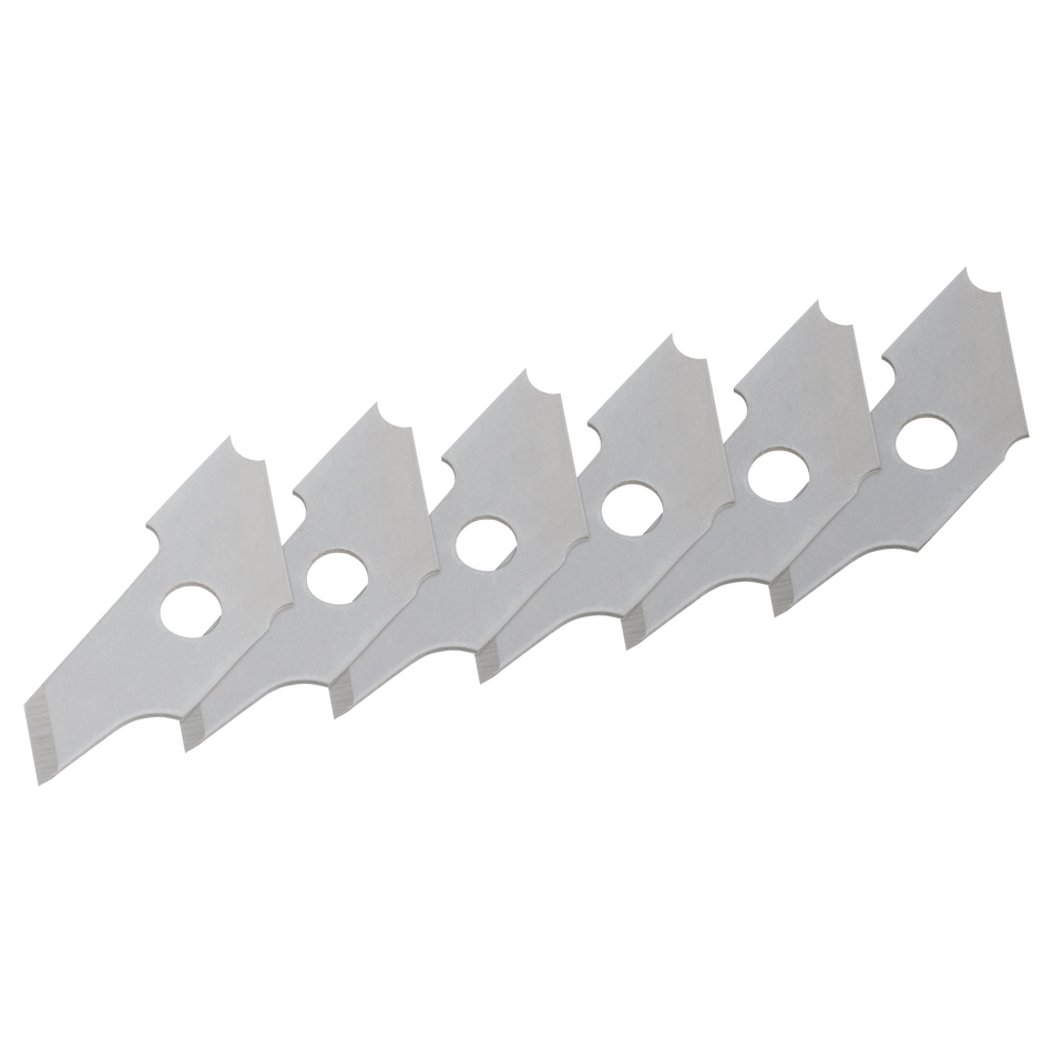 6 Replacement Blades, 22 mm