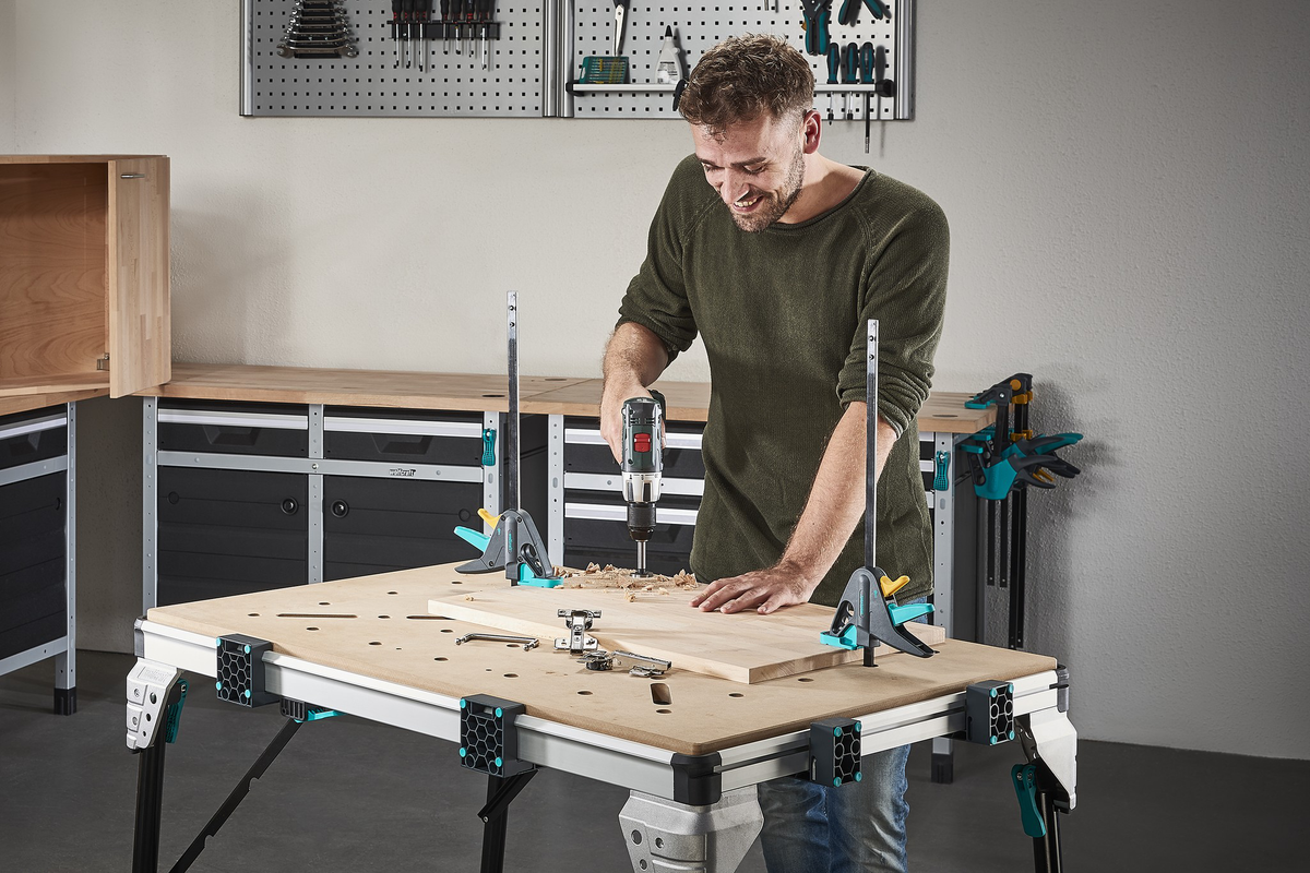 PRO 65-150-W Work Table Clamp
