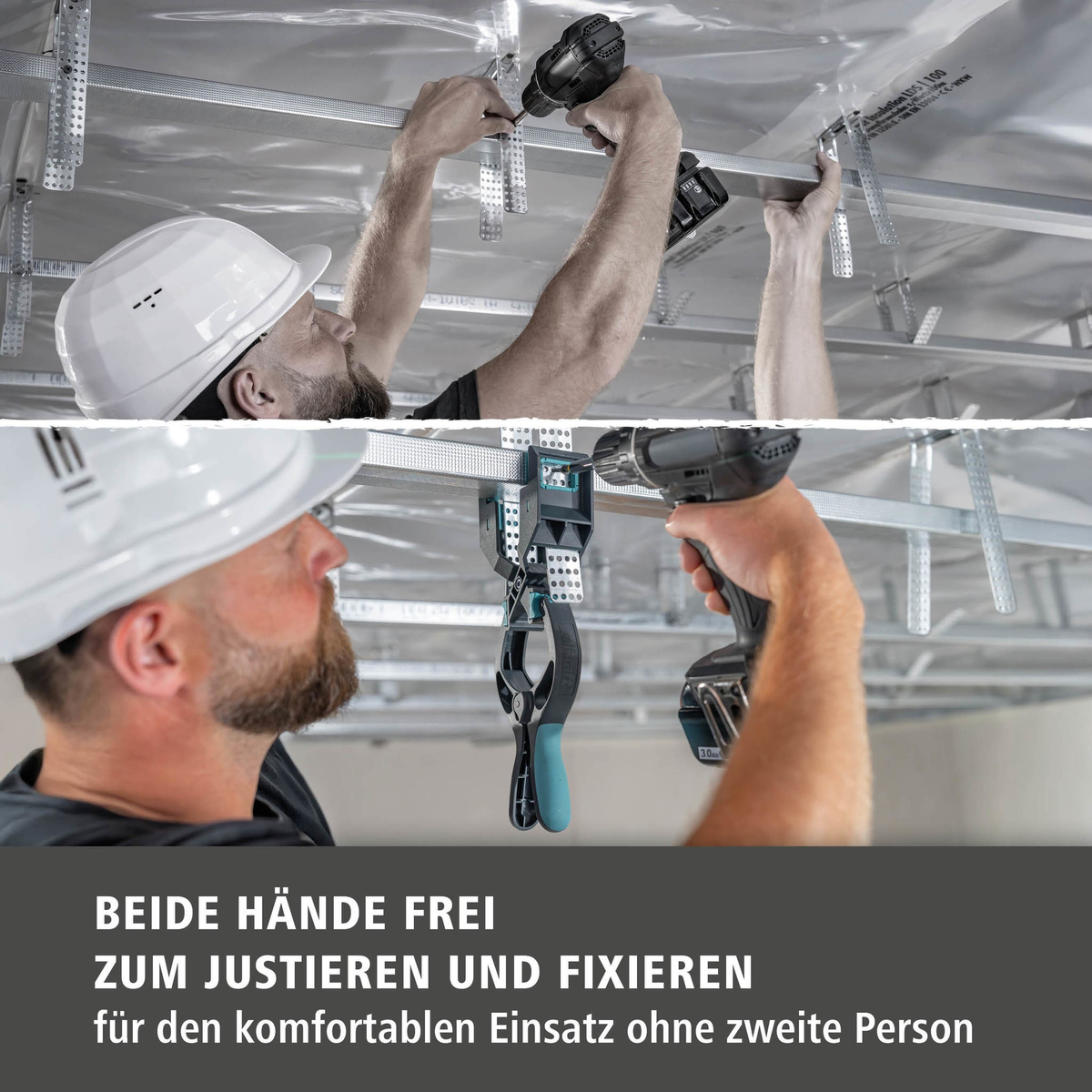 Drywall Spring Clamp with Clamping Arm (de)