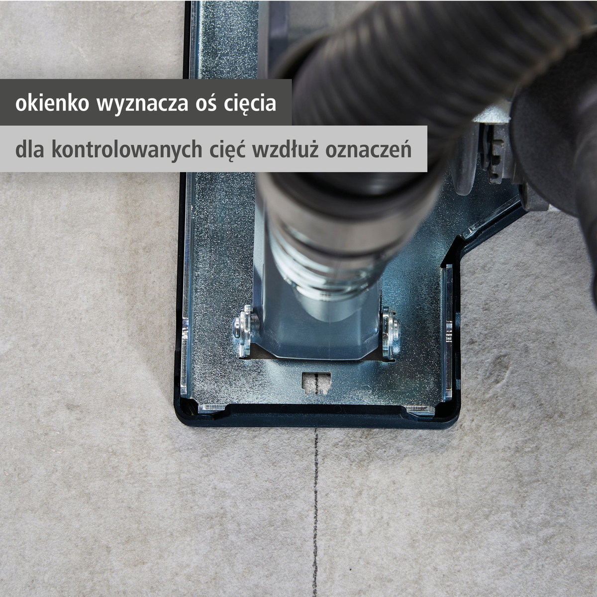 Extraction Hood With Guide Block for Angle Grinder (pl)