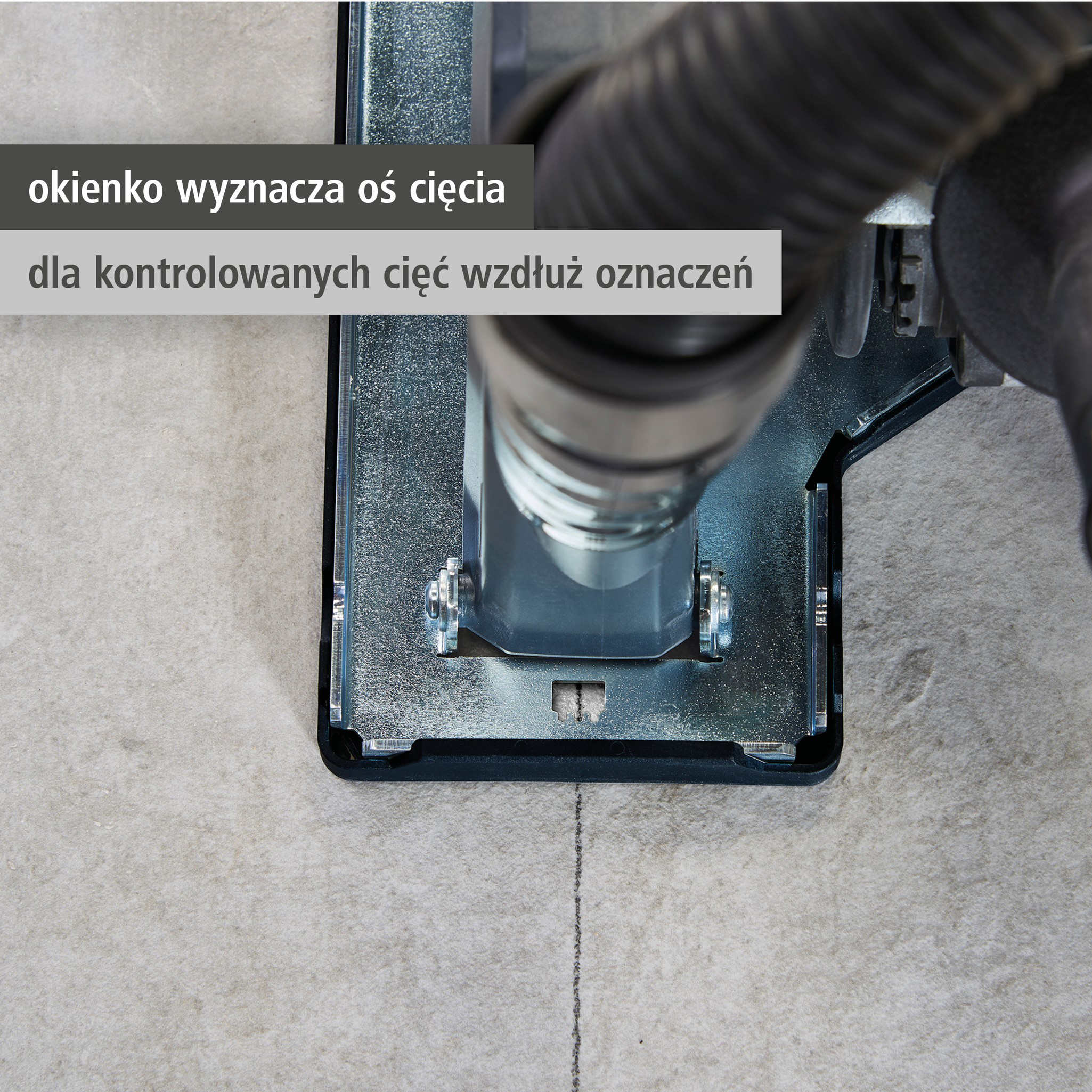 Extraction Hood With Guide Block for Angle Grinder (pl)