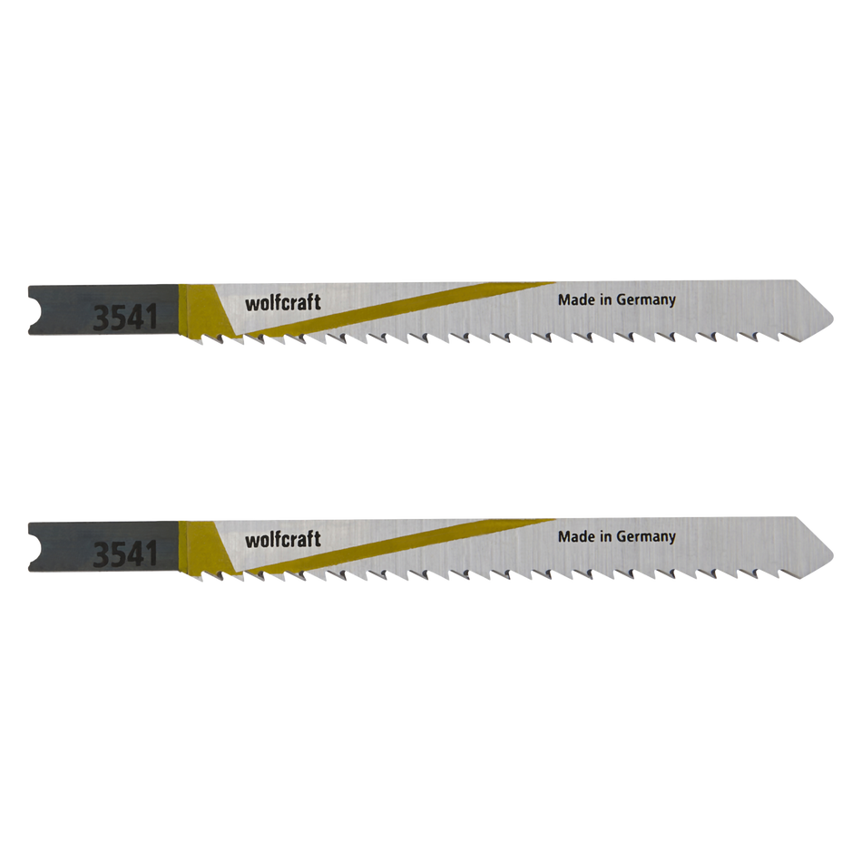 2 HCS Jigsaw Blades, U-shank, wood, clean cut