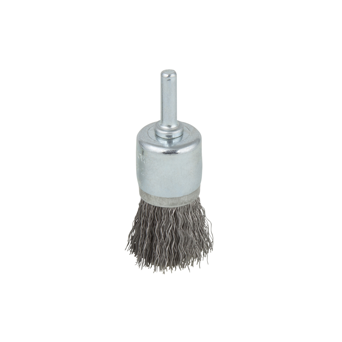 Steel Wire End Brush, Ø 25 mm, Round Shank