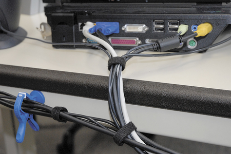 Hook and Loop Strap, Black