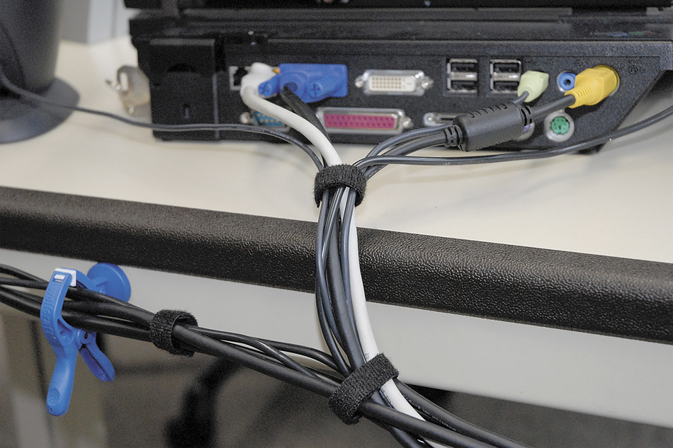 Hook and Loop Strap, Black