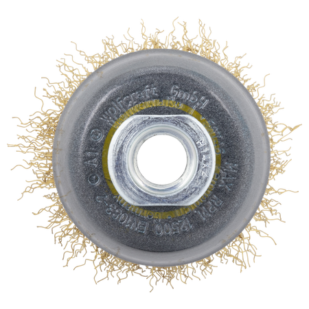 Brass Wire Cup Brush, Ø 70 mm